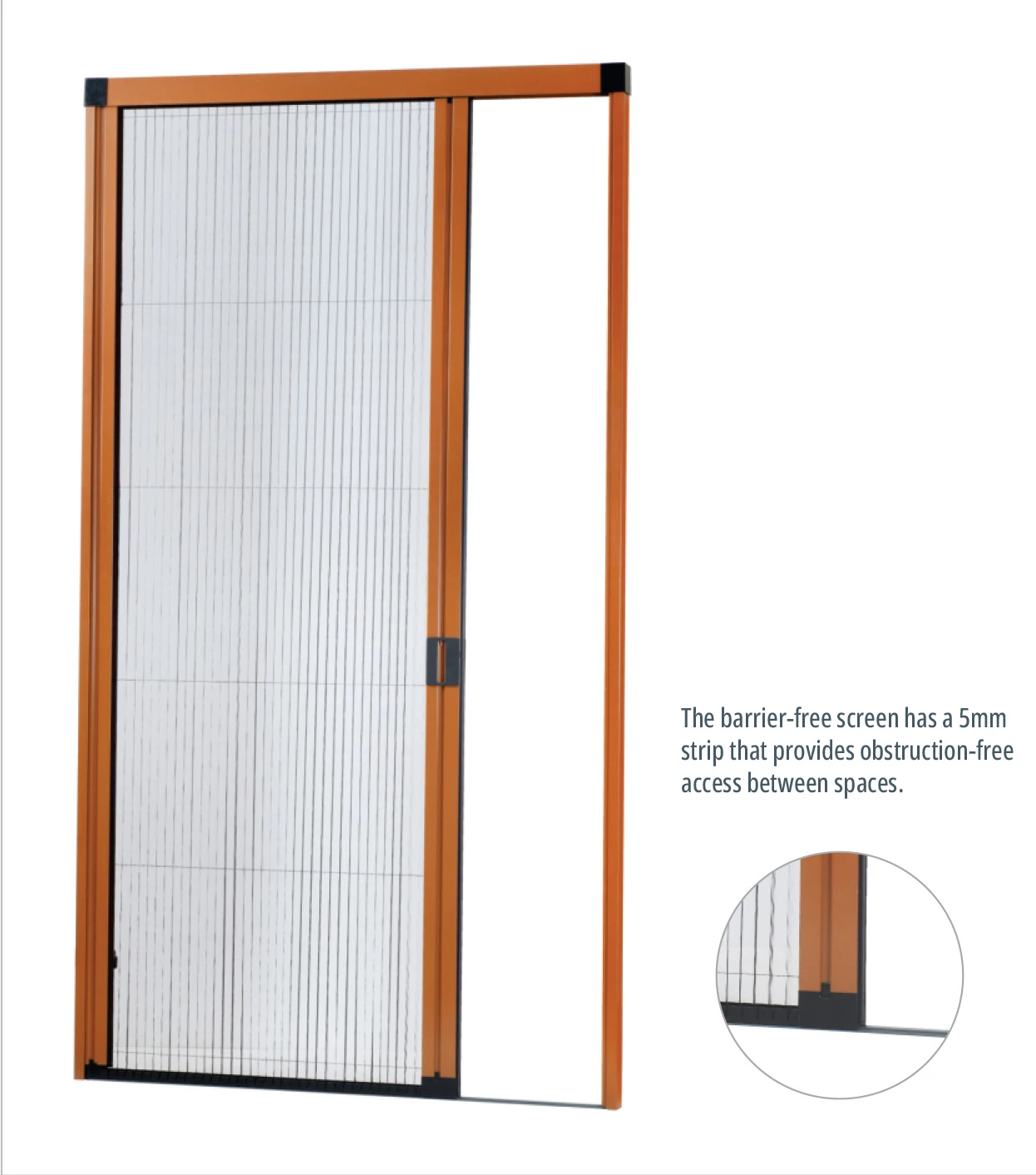 Pleated Barrier Free Door